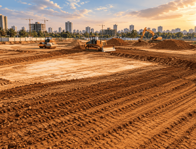 compressO-Golden-Hour Urban Earthworks